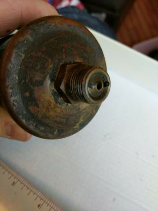 Vintage Gast Mfg.  Co.  Brass Oiler Lubricator Hit Miss Engine Oiler motor oil 4