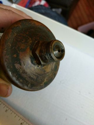 Vintage Gast Mfg.  Co.  Brass Oiler Lubricator Hit Miss Engine Oiler motor oil 5