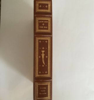 1984 The Haj By Leon Uris Franklin Library Limited First Edition Signed