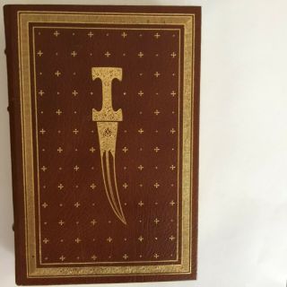 1984 THE HAJ BY LEON URIS FRANKLIN LIBRARY LIMITED FIRST EDITION SIGNED 3