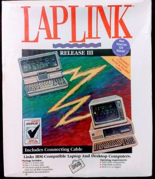 Laplink Release Iii - Links Ibm Compatible Computers,  1989,  In Shrink - Wrap