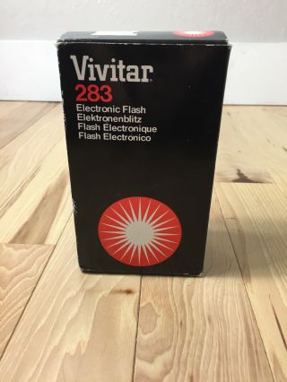 Vintage Vivitar 283 Electronic Flash Low Trigger Voltage Auto Thyristor EUC 4