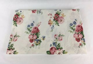 Vintage Ralph Lauren Claire Full Size Flat Shabby Chic Cottage Floral Sheet