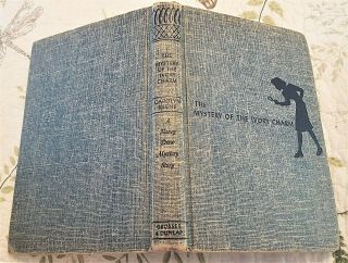 1936 Vintage Nancy Drew The Mystery Of The Ivory Charm Hard Cover Book Youth