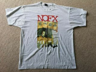 Nofx Vintage T - Shirt 1993 Soul Doubt Tour X - Large Fat Wreck