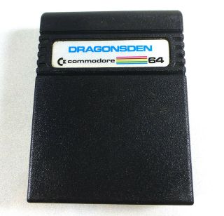 Commodore 64/128: Dragonsden - C64 Cartridge - - Rare