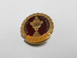 Aberdeen Fc - Vintage Coffer Cup Winners Enamel Badge
