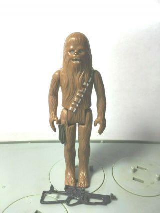 Vintage Star Wars Chewbacca 1977 Complete With Bowcaster