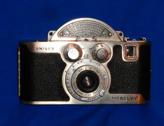 Vintage Universal Camera Univex Mercury 35mm Film Camera Tricor 35mm F3.  5 Lens