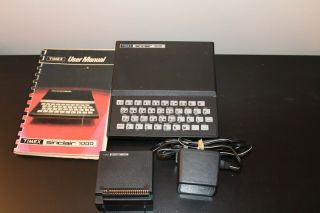 Timex Sinclair 1000 Personal Computer With Power Supply As Seen In Photos