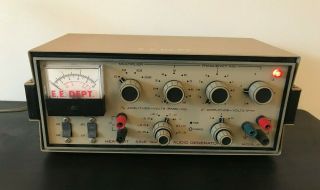 Vintage Heath Heathkit Sine - Square Audio Generator Model Ig - 18