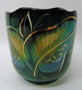 Vintage Sascha Brastoff Pottery Leaf Planter / Vase r639 2