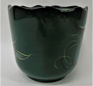 Vintage Sascha Brastoff Pottery Leaf Planter / Vase r639 3