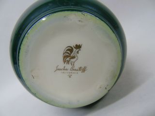Vintage Sascha Brastoff Pottery Leaf Planter / Vase r639 5