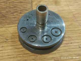 Watchmakers Tool Vintage Straight Anvil For Cylindrical Wheels
