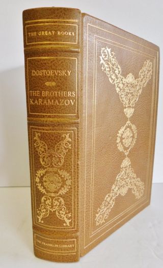 The Brothers Karamazov Dostoevsky 1977 Franklin Library Great Books Leather
