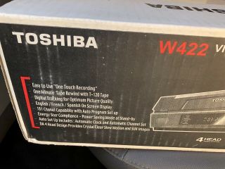 Toshiba W422 VHS VCR.  Factory 2