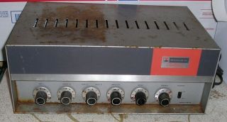 Vintage Bogen Challenger Chs 35 Solid State 120v Mic Amplifier