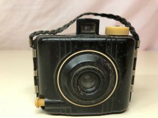 Old Vtg Collectible Baby Brownie Special Camera With Handle Usa Flash Model