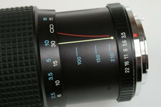 RMC TOKINA 70 - 210mm f3.  5 ZOOM Lens PENTAX K mount JAPAN Coated w/Caps,  Case EX, 5