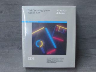 Ibm Dos Disk Operating System Version 3.  30 3.  5 " 5.  25 " Floppy Disks Box
