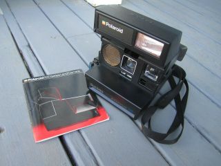 Vintage Polaroid Sun 660 Autofocus Se 600 Series Land Camera 8/84