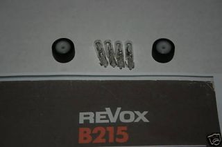 Revox B215 Cassette Pinch Rollers & Bulbs Kit B - 215