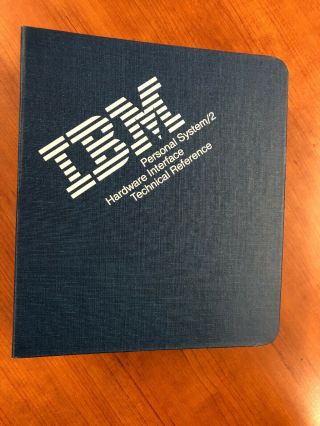 Vtg IBM Personal System/2 Hardware Interface Technical Reference Common Computer 4