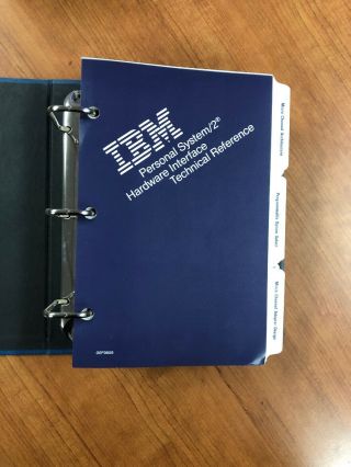 Vtg IBM Personal System/2 Hardware Interface Technical Reference Common Computer 6