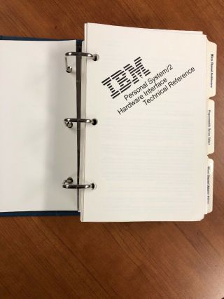 Vtg IBM Personal System/2 Hardware Interface Technical Reference Common Computer 8