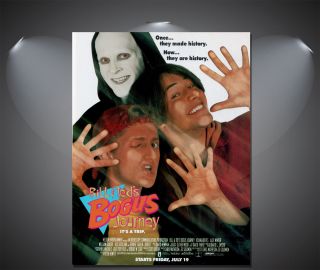 Bill And Teds Bogus Journey Vintage Movie Poster - A1,  A2,  A3,  A4 Sizes