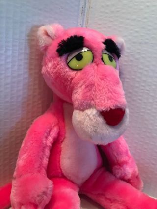 Vintage 1987 Mighty Star Pink Panther 15” Plush Character 2