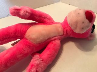 Vintage 1987 Mighty Star Pink Panther 15” Plush Character 4