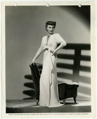 Film Noir Femme Fatale Barbara Stanwyck Vintage 1942 Art Deco Moderne Photograph