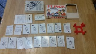 Vintage Flinch Card Game 1976 Parker Brothers Complete