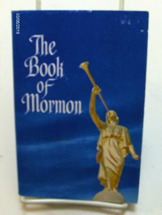 The Book Of Mormon Blue Angel Moroni 1980 Vintage Collectable Lds