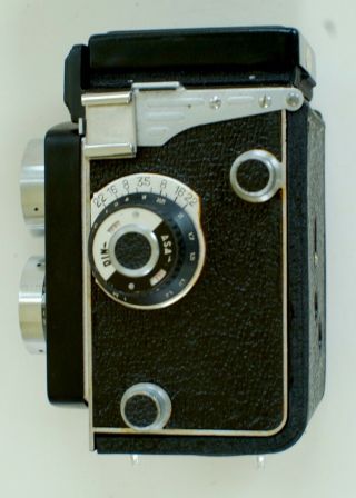 Rare Vintage Pearl River TLR Twin Lens Reflex Camera W/ Case 2