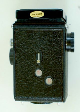 Rare Vintage Pearl River TLR Twin Lens Reflex Camera W/ Case 3