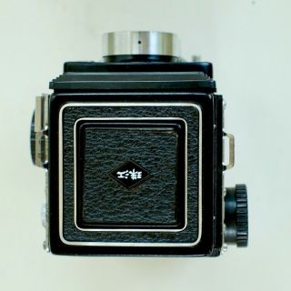 Rare Vintage Pearl River TLR Twin Lens Reflex Camera W/ Case 6
