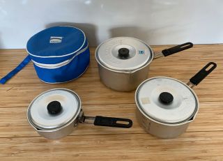 Vintage Mirro Open Country Camping 6 - Piece Cookware