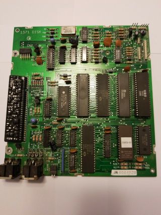 Commodore 1571 Disk Drive Pcb Motherboard Gcb/tlf Par