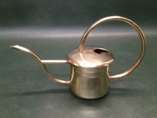 Vintage Cast Brass Watering Can Thin Spout Handmade In India