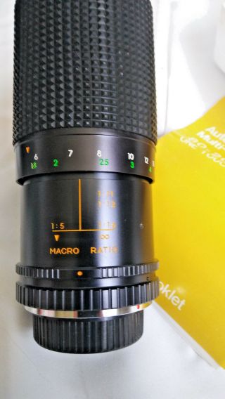 XG - M camera Minolta Starblitz flash attachment 80 - 200mm lense Bag & Booklets 5