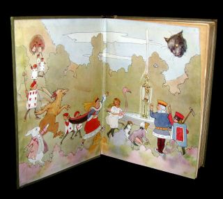 1920 Rare Book - Alice ' s Adventures in Wonderland illustrated by Margaret Tarrant 3