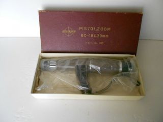 Vintage Swift Model 707 Pistolzoom 6x - 18x,  30mm Scope W/box