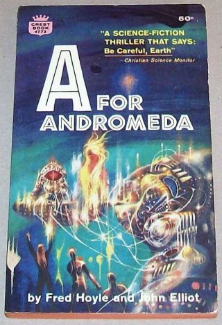 1964 1st Crest D773 A For Andromeda Hoyle Alien Invasion Coverart Richard Powers