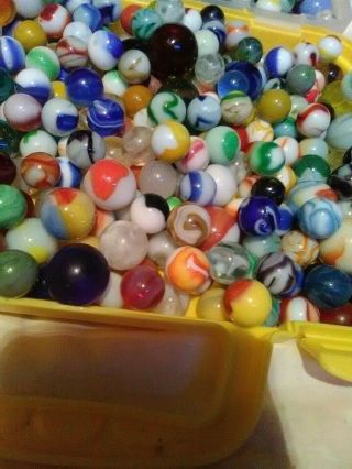 500,  Vintage Marbles Akro,  Peltier,  Cac,  Mf,  Alley,  Ect.
