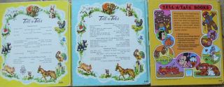 3 Vintage Whitman Tell - a - Tale Books NIBBLER,  THE LION ' S HAIRCUT,  HUNGRY LION 2