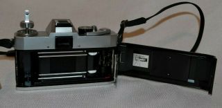 Vintage Canon EX Auto QL Case Camera 35mm SRL Lens 50mm Japan Vtg 7