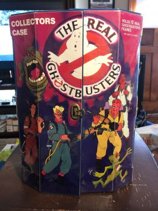 Vintage 1988 The Real Ghostbusters Collectors Case Holds 12 Figures
